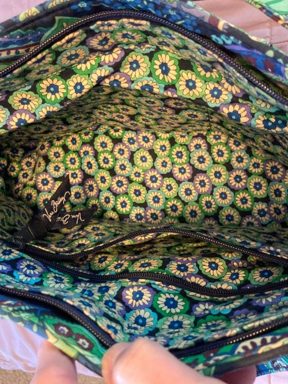 Vera Bradley Blue Rhapsody Shoulder Bag Purse Retired